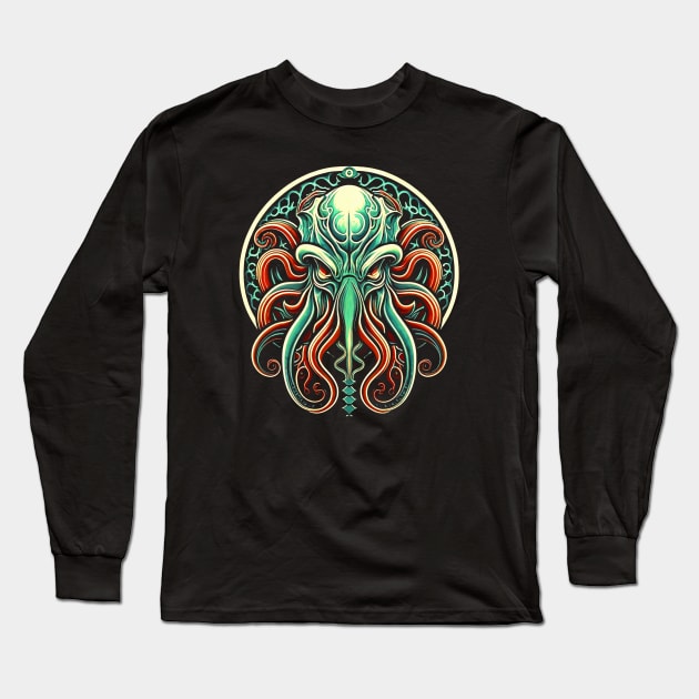 The Great Old One, Cthulhu #3 Long Sleeve T-Shirt by InfinityTone